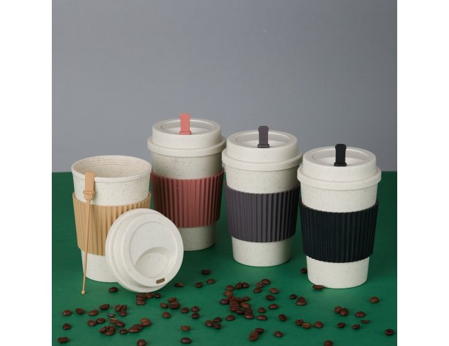 Copo Fibra de Trigo 450ml Personalizado