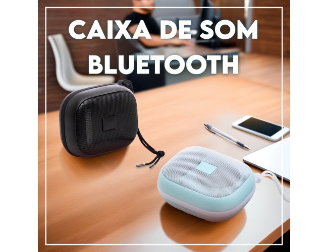 Mini Caixa de Som Bluetooth Personalizada