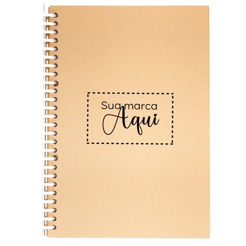Caderno B5 Kraft Personalizado