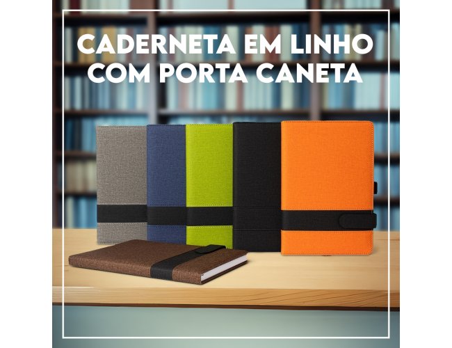 Caderneta A5 em Linho