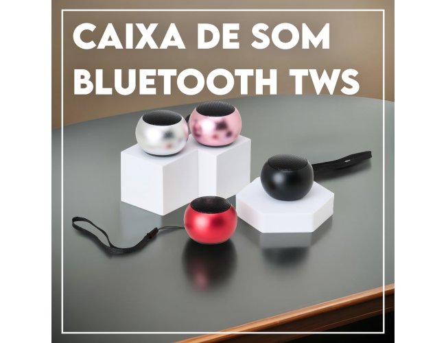 Caixa de Som Bluetooth TWS Personalizada