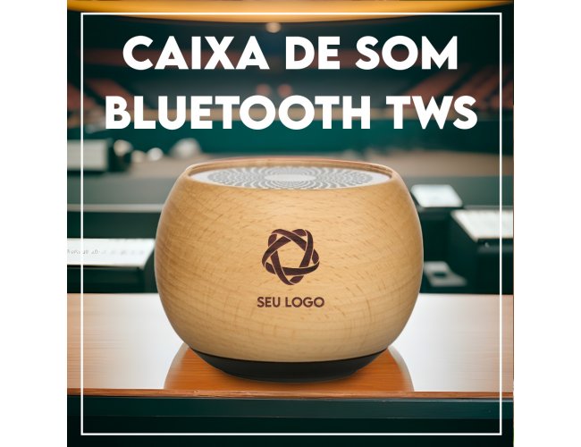 Caixa de Som Bluetooth TWS Personalizada