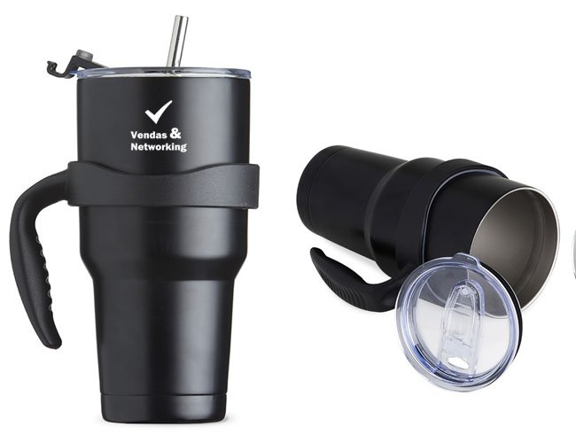 Caneca Trmica Inox 800ml Personalizada