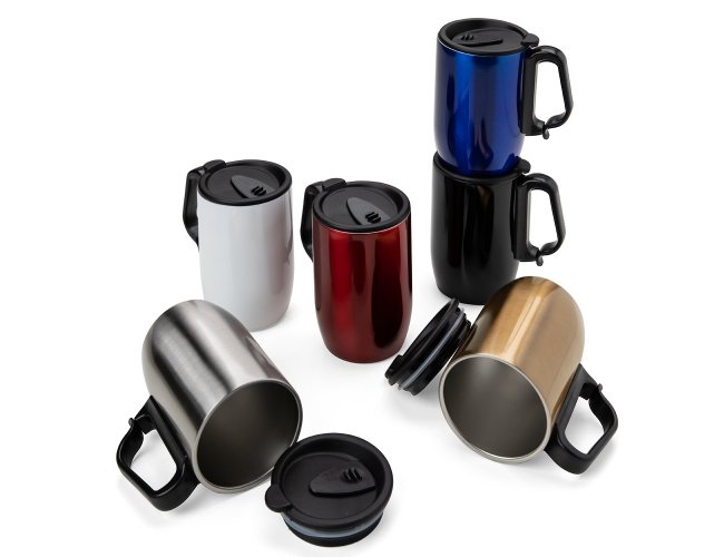 Caneca Inox Parede Dupla 350 ml Personalizada
