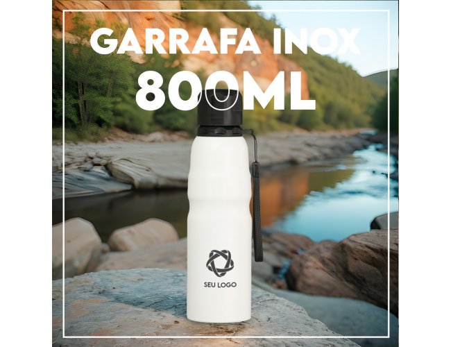 Garrafa Inox 800ml Personalizada