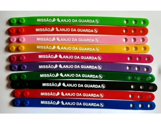 Pulseiras Emborrachada em Gel Polmero