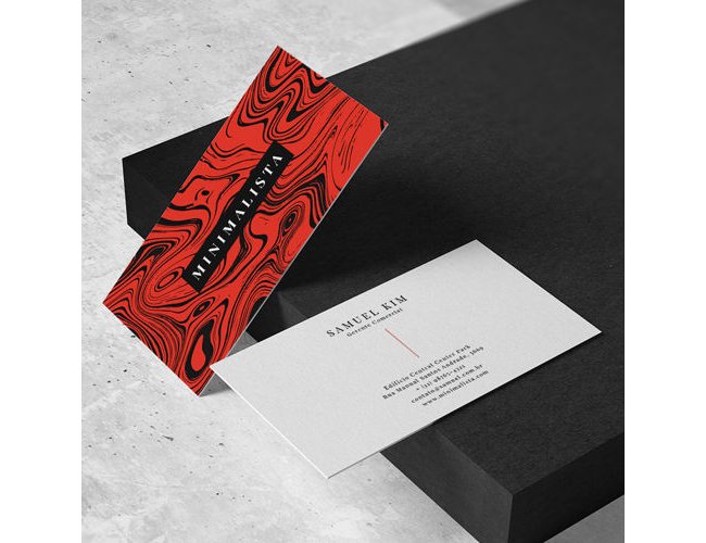 Cartão de visita personalizado