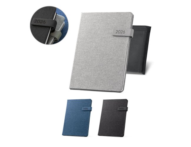 Agenda em PET reciclado (100% rPET) Personalizada