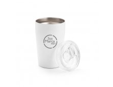 SLIDER. Copo de viagem em ao inox 380 mL Personalizada