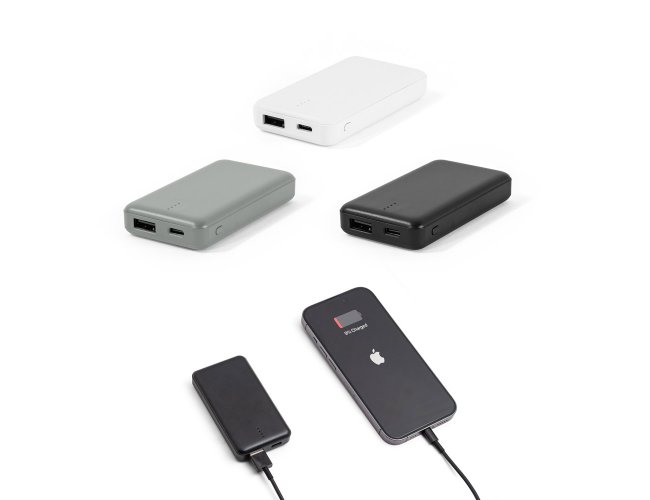 Power Bank em ABS 100% reciclado de 4.000 mAh Personalizado
