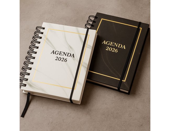 Agenda Diria 2026 Wire-O Personalizada