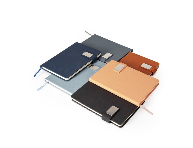 Caderneta Couro Sintético Personalizado