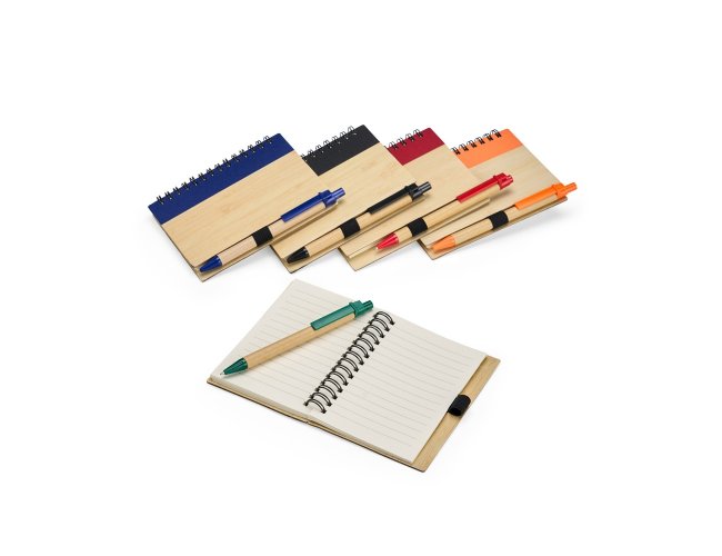Caderno Ecológico com Caneta Personalizada