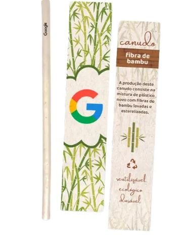 Canudo Bambu Personalizado