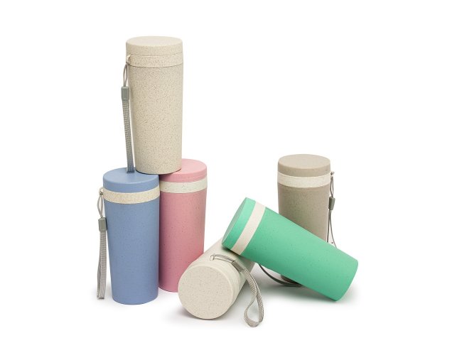 Copo Fibra de Bambu 350ml Personalizado