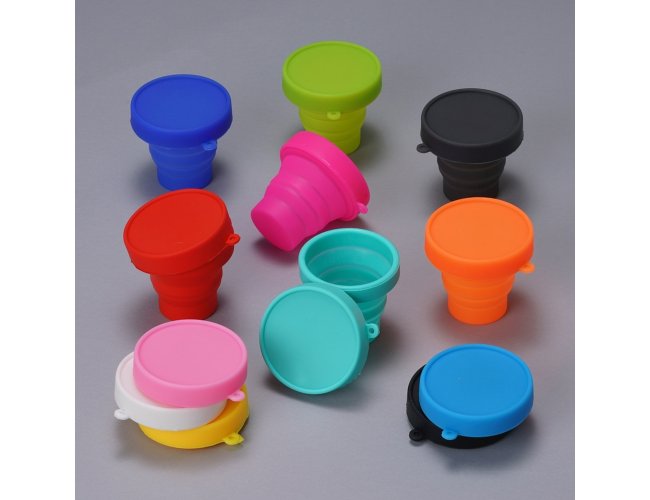 Copo Retrtil de Silicone 150ml Personalizado
