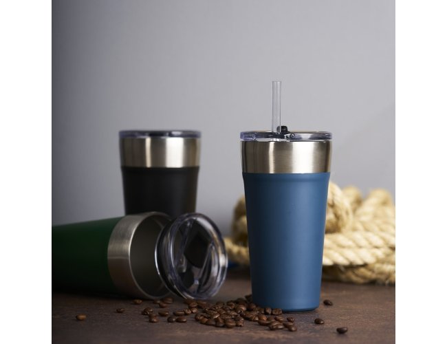 Copo Trmico com Canudo 500ml Personalizado