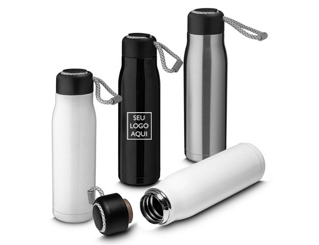 Garrafa Trmica Inox 550ml Personalizada