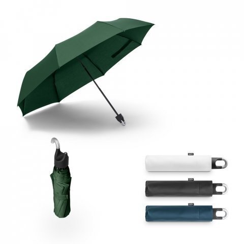 Guarda-chuva, dobr�vel, de 21'' em poli�ster 100% reciclado pongee 190T Personalizado