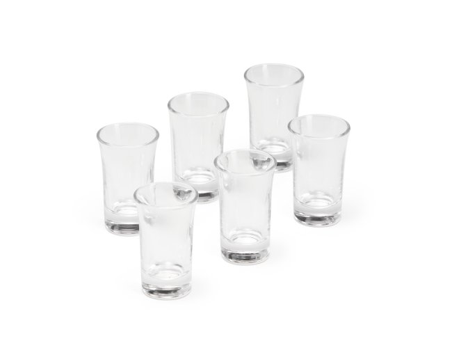 Kit Copo Vidro 50ml 6 Peças Personalizado