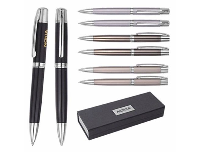 Kit executivo com caneta e lapiseira em metal para eventos promocional personalizado - ke22