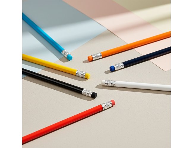 L�pis Sem Ponta Com Borracha Personalizado