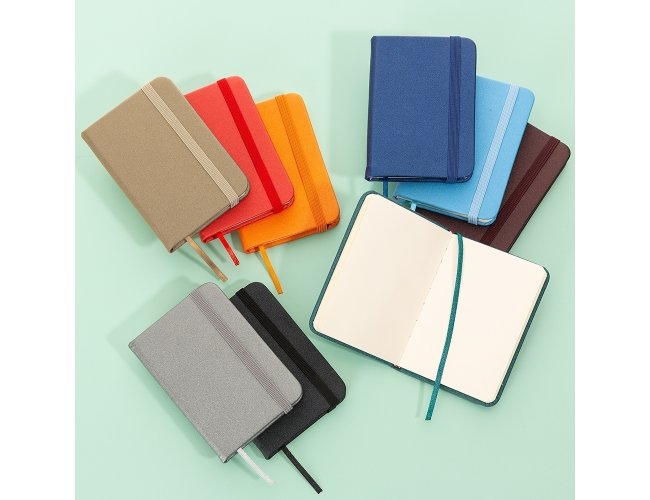 Mini Caderneta Sint�tica Brilhante Personalizada