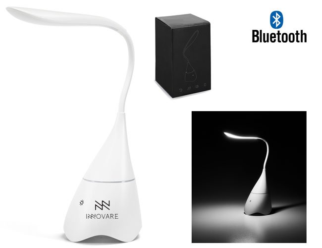 Mini caixa de som com luminária bluetooth promocional personalizada para eventos