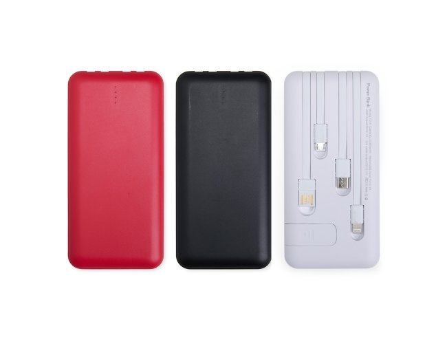 Power Bank 10.000mAh com Lanterna e Multissaídas