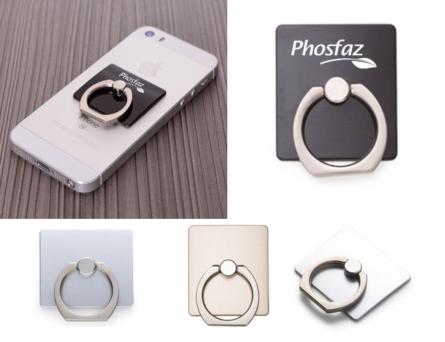 Suporte para celular Pop Socket Ágata natural banho ouro - Shop dos Cristais